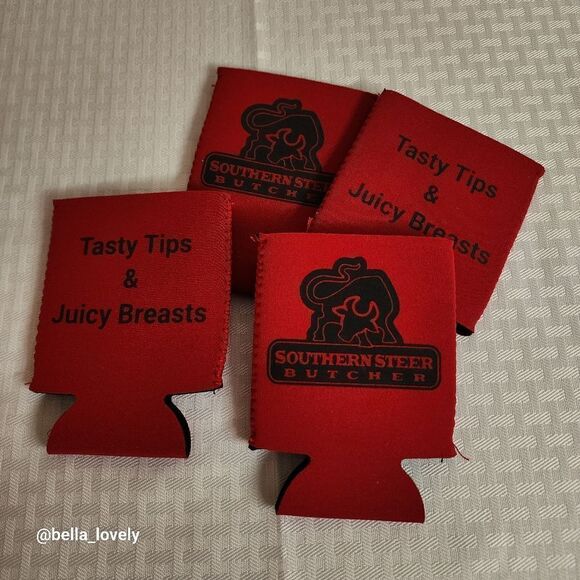 🏖 Funny 4 Pieces Beer Beverage Drink Koozies Beer Insulated Cooler Koozie - Picture 1 of 5